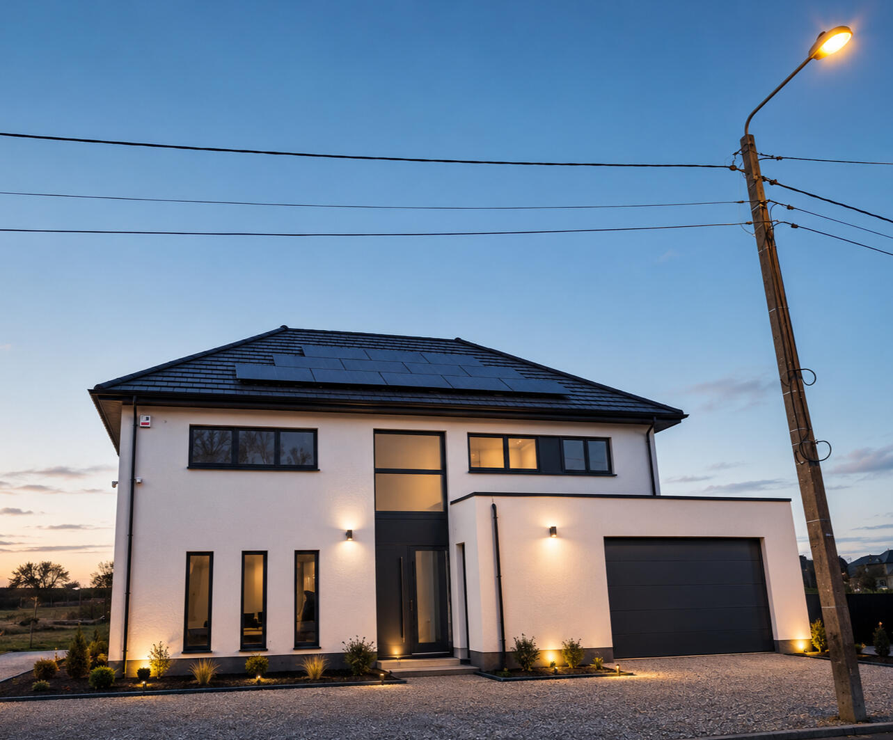 Installation de panneaux solaires